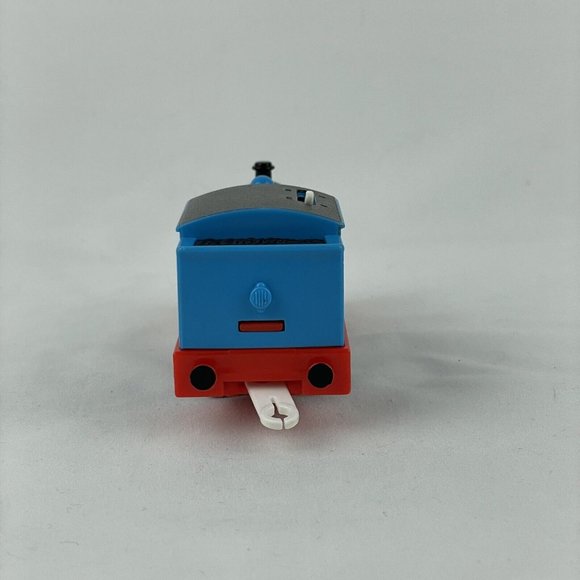 Thomas & Friends Train Trackmaster Motorized Engine 2009 Mattel Blue w/Red Car - Picture 3 of 13